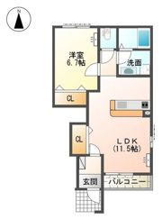 コンフォルトKⅡの間取り画像