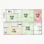 北条6丁目テラスハウスの間取り画像