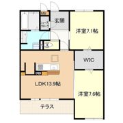 サンパティー エスパースの間取り画像