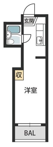 シャルム北梅田の間取り画像
