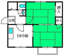 エスポワールA棟の間取り画像
