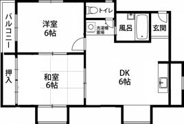 KM香里の間取り画像