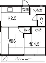 原田ハイツの間取り画像