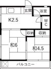 原田ハイツの間取り画像
