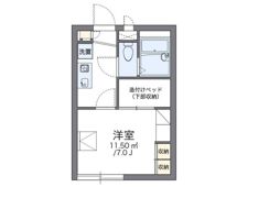 レオパレスシティパルⅡの間取り画像