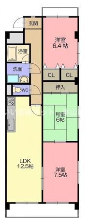 ラピス ド 相生の間取り画像
