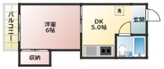 コーポあおき2の間取り画像