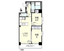 サンセール東古松Ⅱの間取り画像