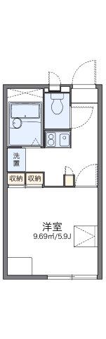 レオパレス狭山台の間取り画像