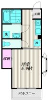 クローバーハイムⅡの間取り画像