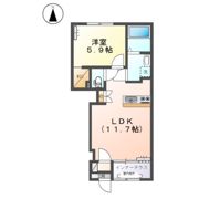 （仮）下郡新築APの間取り画像