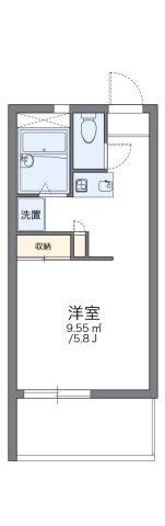 レオパレス栗林の間取り画像