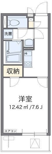 クレイノ山栄ハイツの間取り画像