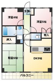 スカイビュウ11の間取り画像