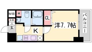 アーバンフラッツ王子公園の間取り画像