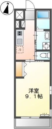 ルミナス西の土居の間取り画像