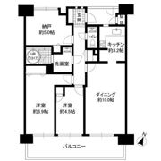 レーベンハイム武蔵浦和ウィヴの間取り画像