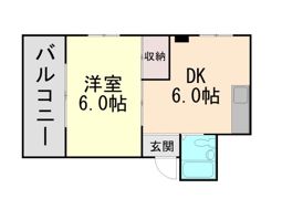 蛍池ホワイトマンションの間取り画像