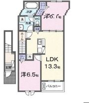 ベル ヴィラージュ Bの間取り画像