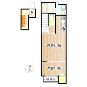 Libra Court 文化町の間取り画像