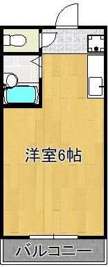 レジデンス歯科大前の間取り画像