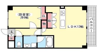 コートサニーヒル赤坂の間取り画像