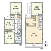 向台町戸建の間取り画像