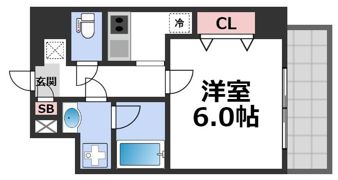 U-ro北巽の間取り画像