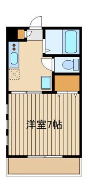 コーポオザキワンの間取り画像