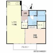 ディアスさくらB棟の間取り画像