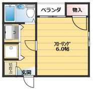 プライムハウス豊南の間取り画像