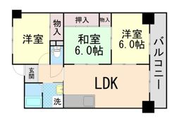 ハイム矢納の間取り画像