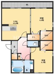 オッツ池田の間取り画像