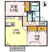 スクエアガーデン新庄 Cの間取り画像