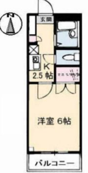 ハッピーハイツ今の間取り画像