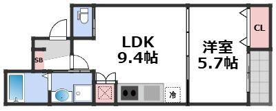 トップヒル森河内の間取り画像