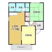 コーポフレンドの間取り画像