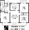 中部東山荘北棟の間取り画像