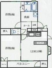 ハートフルハヤシの間取り画像