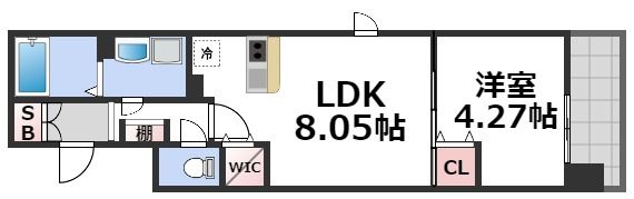 Luxe難波南の間取り画像
