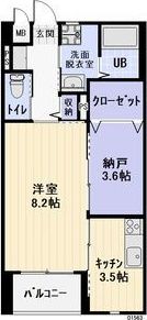 Raffinato中里の間取り画像