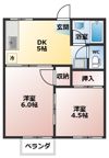 メゾンミライⅡの間取り画像