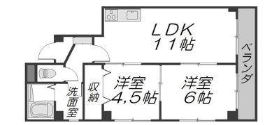 ミヤケンビルの間取り画像