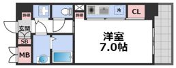 ジュネーゼグラン上本町の間取り画像