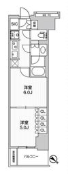 WORVE横浜伊勢佐木町の間取り画像