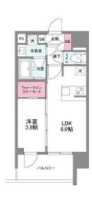 シーズンフラッツ中崎の間取り画像