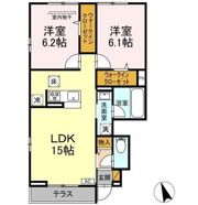 フルールAの間取り画像