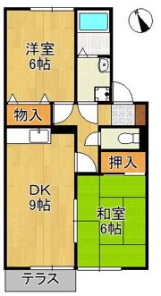 サンハイム・田熊の間取り画像