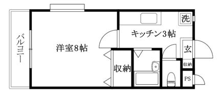 コスモス館の間取り画像