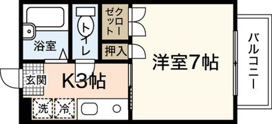 チェリス伴の間取り画像